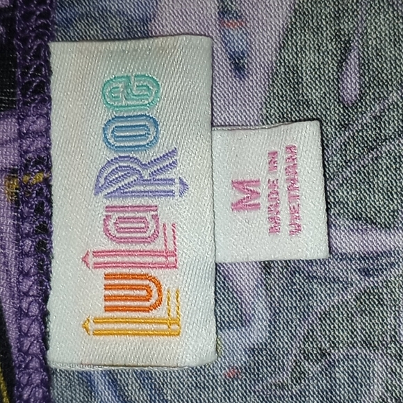 LulaRoe Maleficent Irma Printed Top - Picture 11 of 12